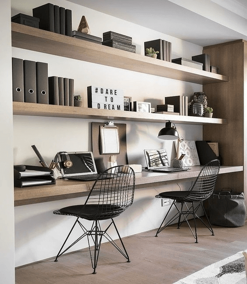 small-work-space-ideas-blog (2) long office desk